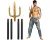 Boland - Neptunes drietand 5-delig (138 cm) - Drietand - Fantasy - Carnaval - Themafeest