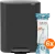 Brabantia Bo Pedal Bin 2 x 30 Liter Matt Black + Vuilniszakken (120 stuks)