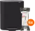 Brabantia Bo Pedal Bin 60 Liter Matt Black + Vuilniszakken (120 stuks)