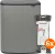 Brabantia Bo Touch Bin 60 Liter Mineral Concrete Grey + Vuilniszakken (120 stuks)