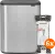 Brabantia Bo Touch Bin 60 Liter Rvs Fingerprint Proof + Vuilniszakken (120 stuks)