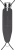 Brabantia Strijkplank A 110 x 30 cm Denim Black