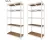 BRASQ Metalen Stellingkast Wit - Set van 2 - Opbergrek - Wandkast - 180x90x40cm - 5 Lagen - 175 KG/plank - 875 KG max