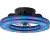 Brilliant Mondello - Plafondventilator - Met verlichting - O 41,5 cm - LED 26W - Wit en RGB kleuren - Dimbaar - Zwart - Zeer stil