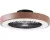 Brilliant Slimline - Plafondventilator - Met verlichting - LED 40W - 3000K-6500K - Dimbaar - Zwart met Houtstructuur rand - Zeer stil