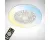 BRILONER - Plafondventilator met verlichting - LED plafondlamp met ventilator - dimbaar - 5 snelheden - O48,5cm - wit