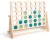 BS Toys 4 bij elkaar - Strategisch Spel vanaf 6 Jaar - Geschikt voor 2 Spelers - Groen/Blauw - 4 op een rij - Spelletjes voor kinderen - Buiten speelgoed - Buitenspel - Buiten Spellen - Tuin Speelgoed - Houten speelgoed - Gezelschapsspel