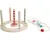 BS Toys Ringwerpen Werpspel - Buitenspeelgoed vanaf 4 jaar - Ring Gooien Speelgoed - Werpspel Kinderen - 5 ringen - Werpspel hout - Buiten speelgoed - Buitenspel - Buiten Spellen - Tuin Speelgoed - Houten speelgoed - Cadeau Kind