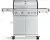 BURNHARD(R) 4 Branders gasbarbecue Big FRED Deluxe Series 3 incl. achterbrander, keramische 900degC infraroodbrander, zijkookplaat, gietijzeren grillrooster + uitklapbare zijtafels