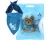 CoolPets cooling bandana hond S - Nekomtrek 30 tot 36 cm - Verkoelende bandana hondenhalsband - Verkoeling hond - 40 x 30 x 30 cm - Blauw
