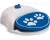 CoolPets Splash Water Fountain - Drinkfontein hond – Waterfontein hond tuinslang - Geleverd met twee sproeikoppen – Verkoelend - 27 x 23 x 9 cm - Blauw