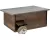 Egelhuis met rattenklep - 20 x 45,5 x 33 cm - hout