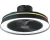 EGLO Vallonia Plafondventilator met lamp - O 48 cm - 3 snelheden - Instelbaar wit licht - RGB - Dimbaar - DC energy saving - Zwart