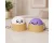 FUFU 2x Dumpling Clicker Sleutelhanger - Dumpling Sleutelhanger - Dumpling Keychain - Kawaii Fidget Clicker - Anti Stress Klikker - Wit en Blauw