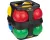 Get & Go Jeu de Boules Set - 8 ballen - Kunsstof - Incl. Houder