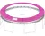 Hoppa! Trampoline beschermrand, randafdekking, randbescherming, trampolinerand 305 cm, Roze