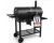 Houtskool BBQ - Smoker Barbecue XL - BBQ met Wielen - 70x37cm Grilloppervlak - Zijpanelen - Zwart