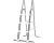 Intex Deluxe Zwembad Ladder - 91 cm/107 cm wandhoogte - Met verschuifbare treden