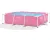 Intex Metal Rectangular Frame opbouwzwembad - rechthoekig - roze L220xB150xH60cm