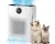 JC Pets Luchtreiniger / Air purifier met HEPA 13 Filter en Voorfilter - Huisdiermodus &amp; App - Luchtfilter tegen Haren, Kattenbakgeur, Allergieen, Huisstofmijt en Hooikoorts - Luchtkwaliteitsindicator - Ruimtes tot 100 m2- CADR 246 m3/h