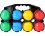 Jeu de boules set 8 plastic ballen
