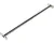 KBT duikelstang 1250 mm RVS