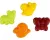 Klein Toys Little Foot zandfiguren dieren - 95% gerecycled plastic - multicolor
