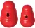 Kong Snack Dispenser Wobbler - Speelgoed Hond - maat L - 19 cm - Rood