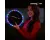 LED'S MOVE Lichtgevende Frisbee | 38 LED's met 12 kleur standen! | LED Flying disk | Disk Golf | LedsMove Lichtgevend Speelgoed | Model zwart 22,5cm