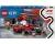 LEGO City F1 pitstop en pitcrew met Ferrari auto - 60443