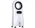 Lifetime Air Aircooler met Koelelementen - Ventilator, Luchtbevochtiger en Luchtkoeler - Mobiele Airco zonder Afvoer - Air Cooler 55dB - Afstandsbediening en Timer - Watertank 3.5L - Sfeerverlichting