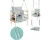 Luxe houten 3 in 1 licht grijze meegroei baby schommel en Kinder schommel - Baby swing - Schommel die meegroeit met je kindje - Schommelstoel - Schommels - handgemaakt