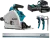 Makita DSP600ZJ + 3,0 Ah accu (2x) en lader + geleiderail