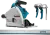 Makita DSP600ZJ (zonder accu) + Makita Geleiderail 1500 mm
