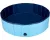 maxxpro Hondenzwembad - 120 x 30 CM - Middelgrote Hondenrassen - Opvouwbaar Honden Bad - Anti-Slip Bodem - met Leegloopventiel - Blauw