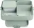 Mepal Bento Lunchbox large - Broodtrommel - 8 boterhammen - Nordic sage