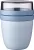Mepal Lunchpot - 500 + 200 ml - Yoghurt en Muesli beker to go - Geschikt voor vriezer, magnetron en vaatwasser - Ellipse - Nordic blue