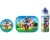 Mepal lunchset (pop-up fles, lunchbox &amp; fruitbox) Campus - 400 + 750 + 300 ml - Broodtrommel en Drinkbeker voor kinderen - Bento box - Pop-up drinkfles - Paw Patrol Pups