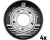 Nijdam Inline Skate Wielen Set - 64x24 mm - 4st - Black - Zwart/Zilver/Wit