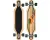 Nijdam Longboard Drop-Through 36&quot; - Echo Coco - Hout - Zwart/Oranje