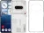 Nothing Phone (3a) 256GB Wit 5G + Just in Case Back Cover Transparant
