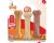 Nylabone - Extreme Triopack kauwbotten met smaken Pindakaas, Kip en Bacon - Small