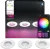 Philips Hue Xamento badkamerinbouwspot White and Color Wit 3-pack