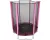 Plum trampoline Junior met veiligheidsnet roze 4ft