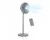 Princess DC Staande Ventilator - Extra Stil - ?44cm - 12 Snelheden - Oscillatie - Timer 1-8uur - Met Afstandsbediening - 30W - Grijs - 354822