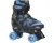 Roces - Quaddy 3.0 - Rolschaatsen - Kinderen - Zwart - Blauw - 30-33