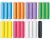 SES - Stoepkrijt emmer - 22 stuks - 8 kleuren inclusief zwart - stimuleert creativiteit