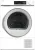 Sharp KDNHA8S6GW21BX warmtepompdroger Newline 8kg A++ Sharp KDNHA8S6GW21BX warmtepompdroger Newline 8kg A++