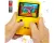 Silvergear Retro Game Console - Spelcomputer Voor Kinderen - Handheld - 240 Classic Games - Geel