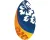 Skimboard Flower 100 cm hout